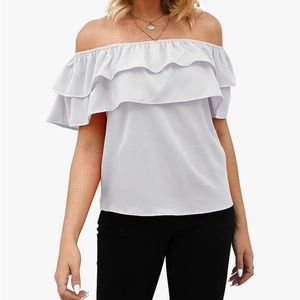 Large off the shoulder blouse